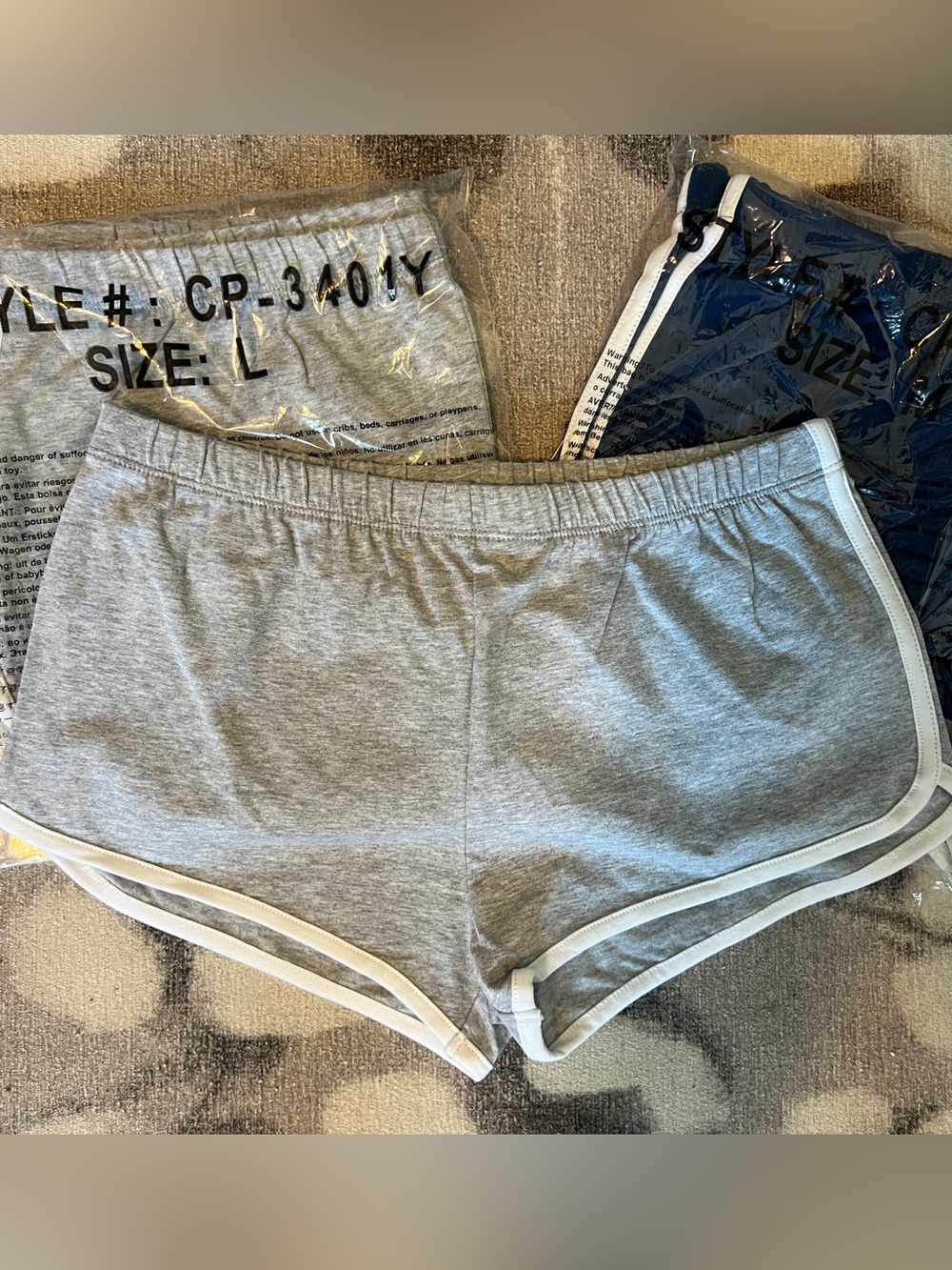 ZENANA NWOT Shorts Sizes Small Medium Large in packaging